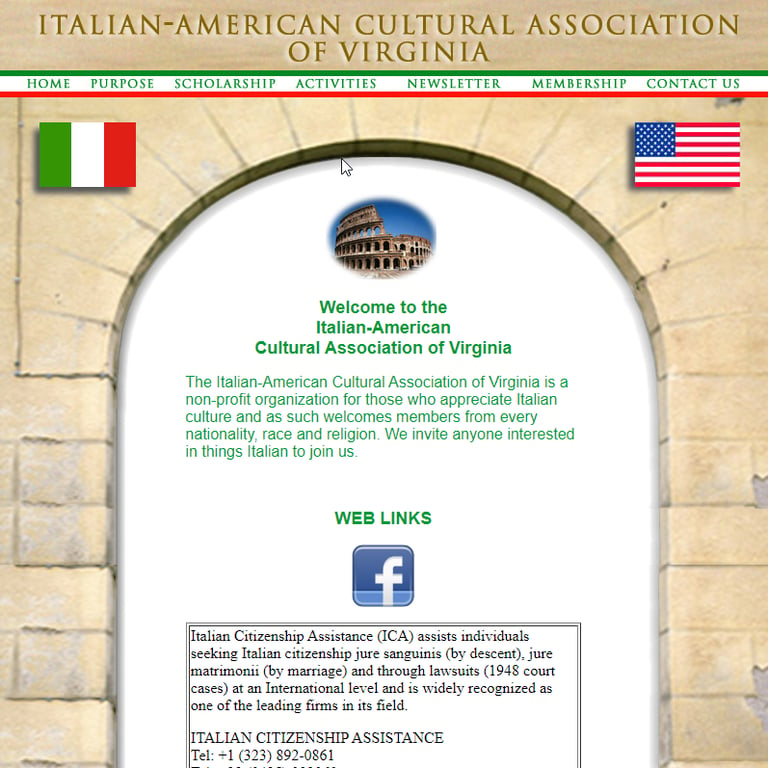 Italian Organizations in Virginia - Italian-American Cultural Association of Virginia